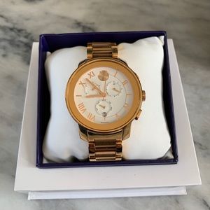 Movado Bold Swiss Movement Rose Gold Watch